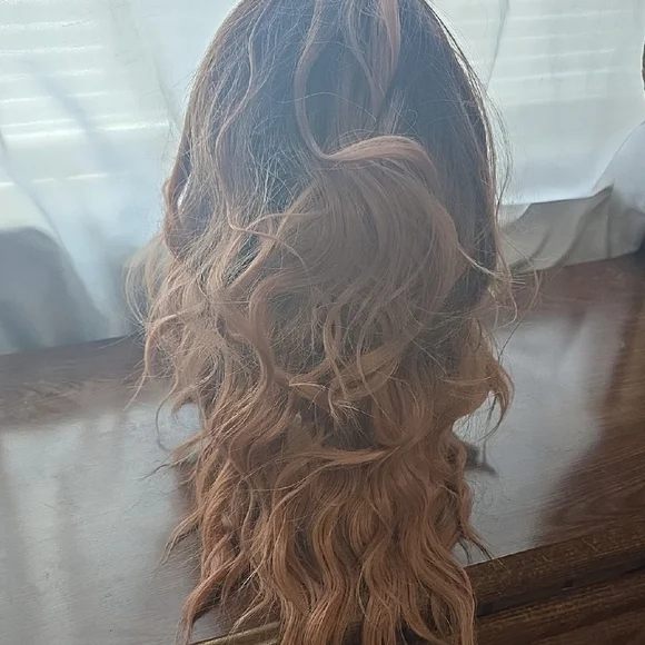 Chelsey Smith Wig Cloud In Rose Peach Lace Front - Picture 3 of 8